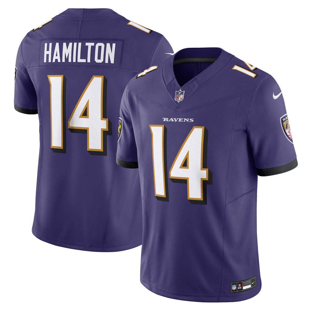 Baltimore Ravens Kyle Hamilton Purple Vapor F.U.S.E. Limited Jersey