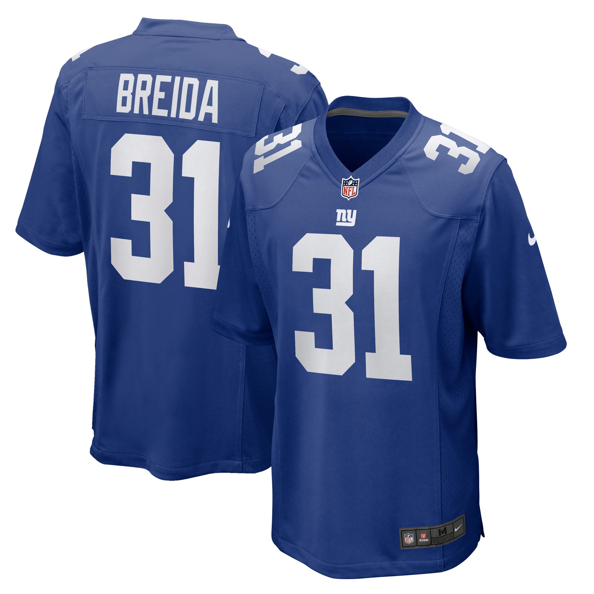 New York Giants Matt Breida Royal Game Jersey