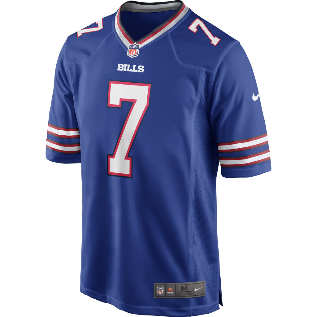 Buffalo Bills Doug Flutie Royal Game Retired Player Jersey