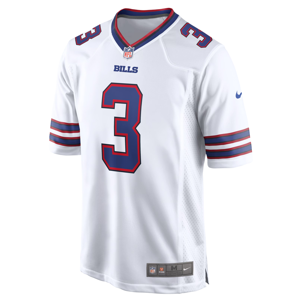 Buffalo Bills Damar Hamlin White Game Jersey
