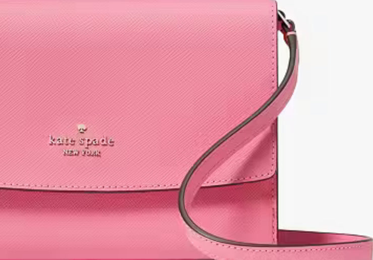 NWT Kate Spade Perry Leather Crossbody In Pink