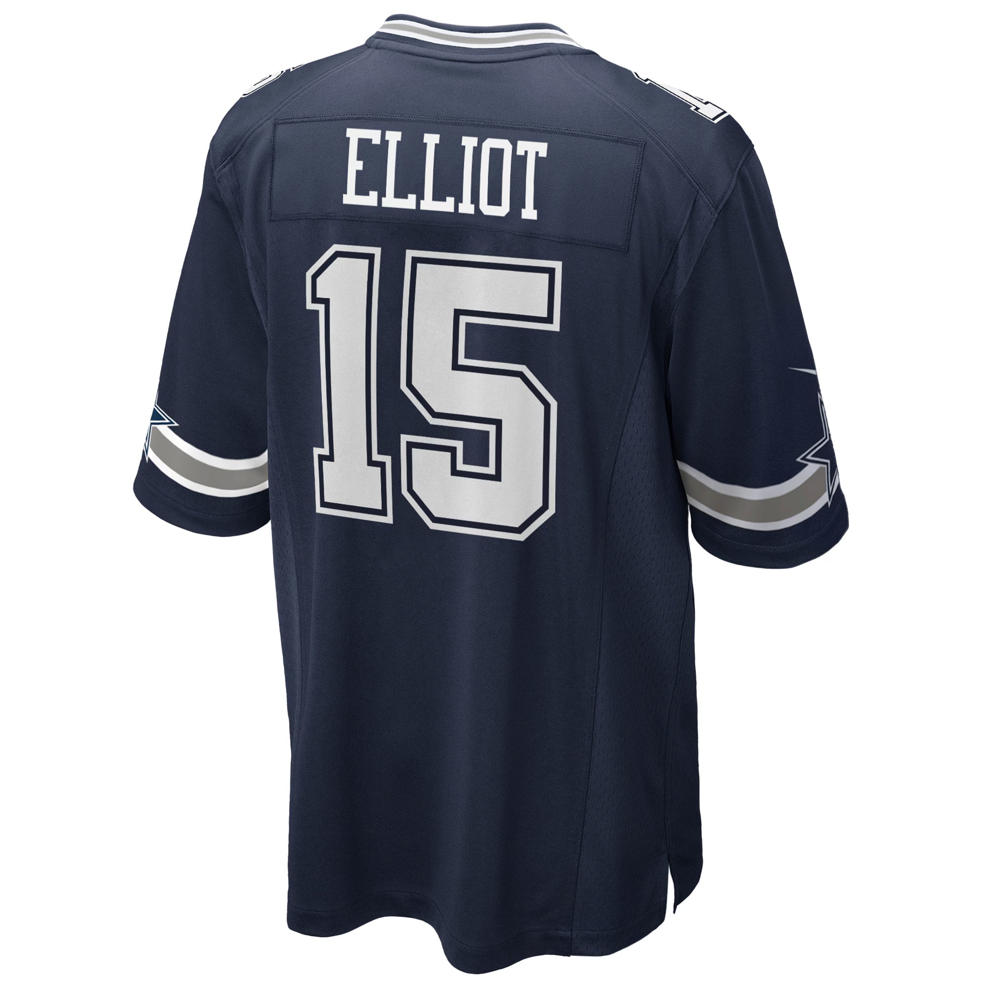 Dallas Cowboys Ezekiel Elliott Navy Team Game Jersey