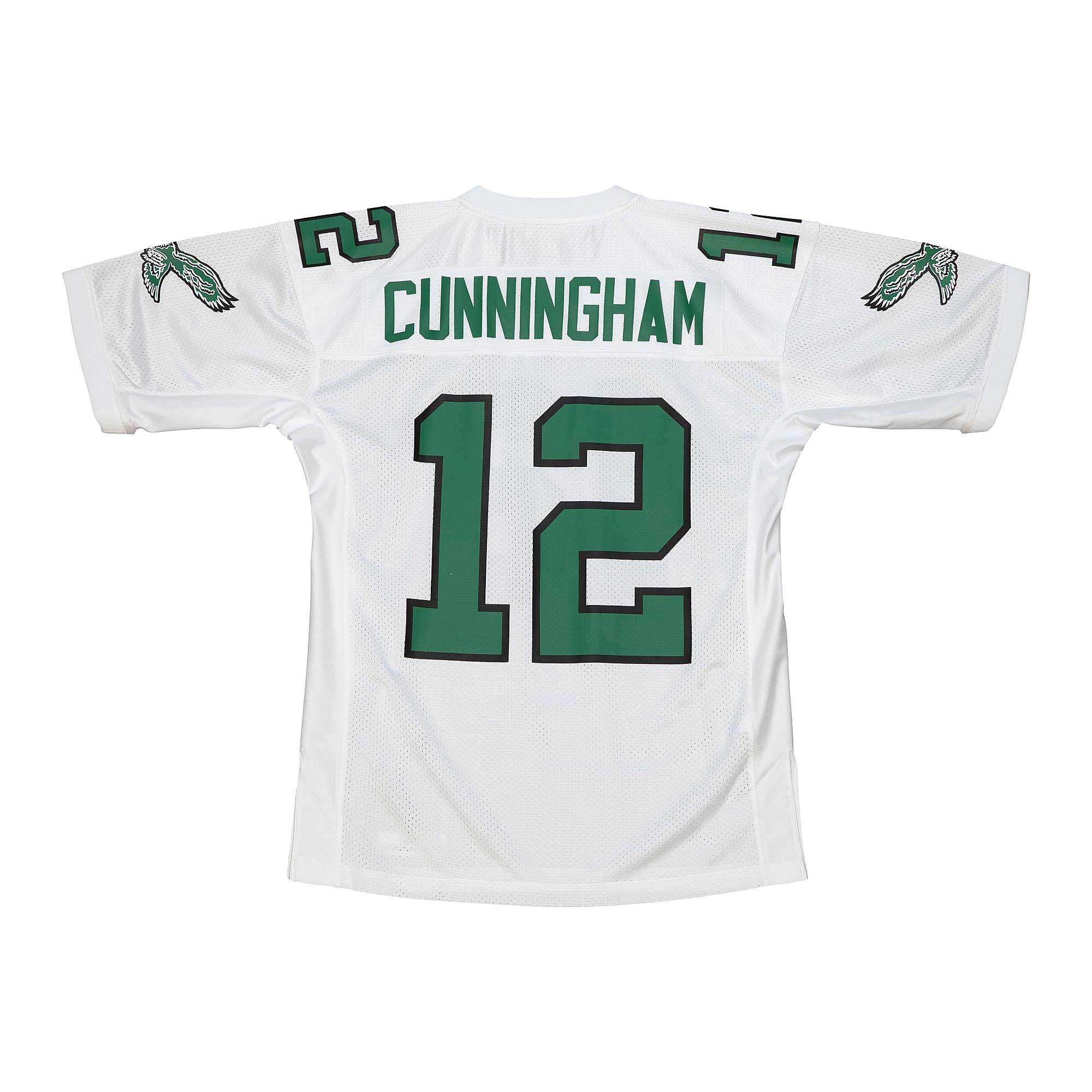 Philadelphia Eagles 1992 Randall Cunningham Mitchell & Ness White Authentic Throwback Retired Player Jersey