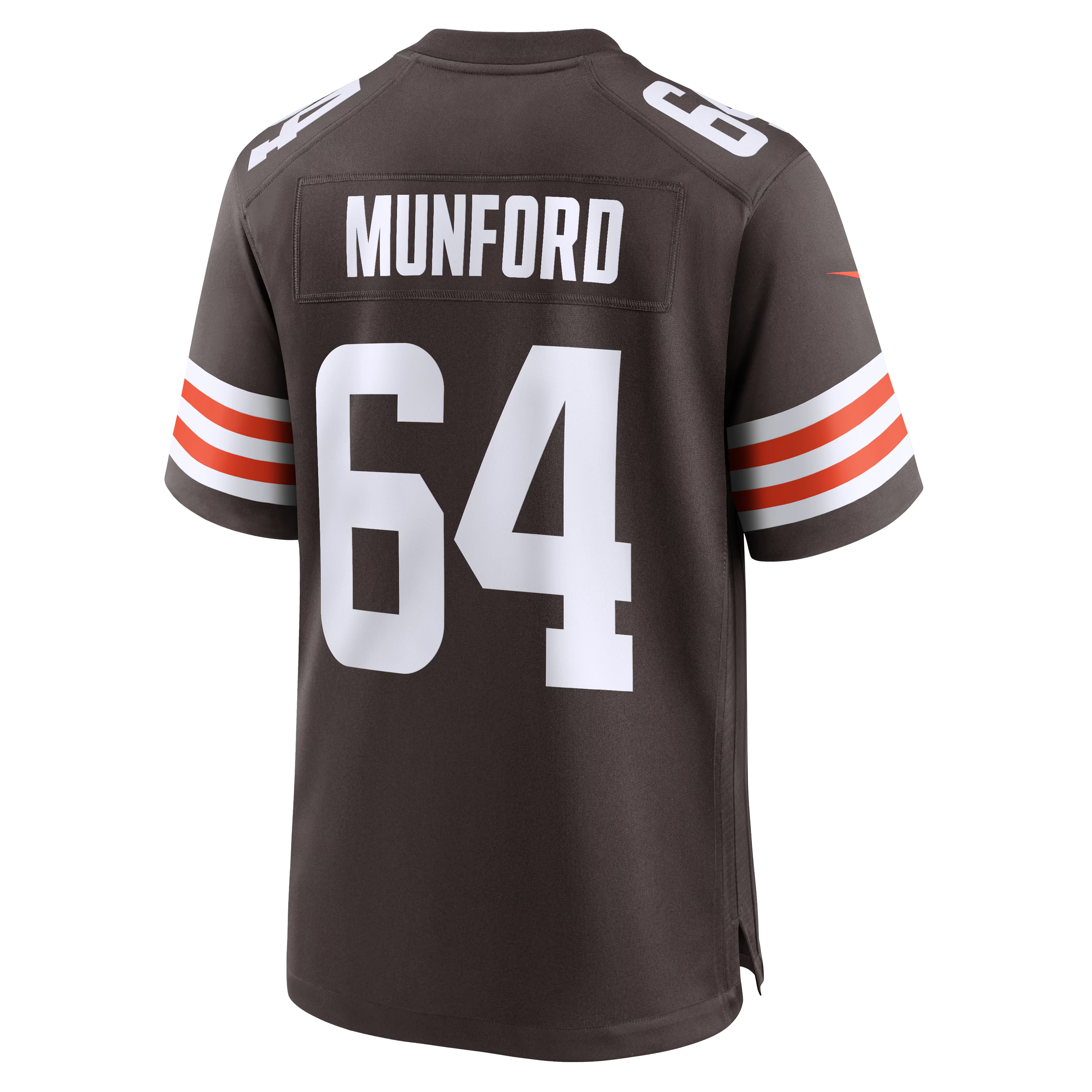 Cleveland Browns Thayer Munford Brown Team Game Jersey