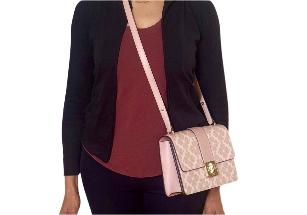 NWT Kate Spade Small Flap Shoulder Spade Flower Leather Bag