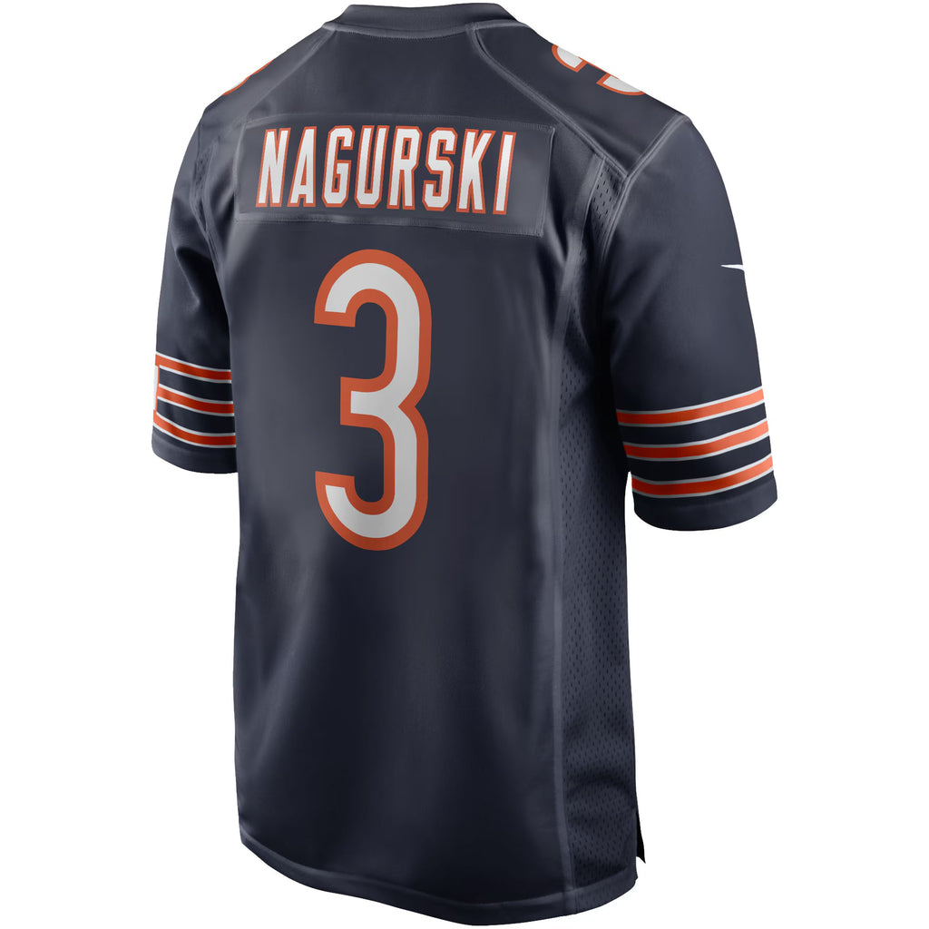 Chicago Bears Bronko Nagurski Navy Game Retired Player Jersey