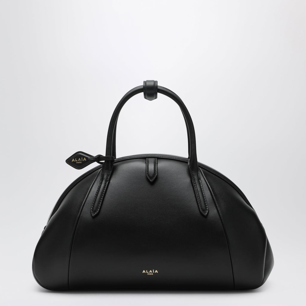 Alaia Black Leather Purse Handbag Women