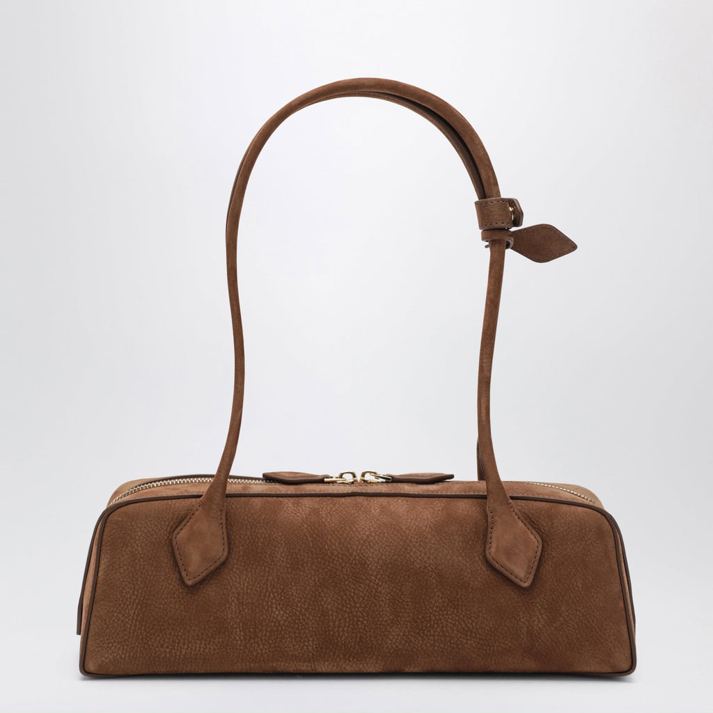 Alaia Le Teckel Medium Brown Nubuck Leather Bag Women