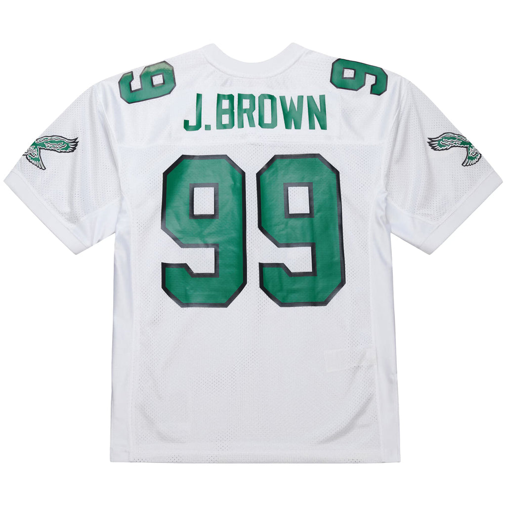 Philadelphia Eagles Jerome Brown Mitchell & Ness White 1991 Authentic Throwback Retired Player Jersey