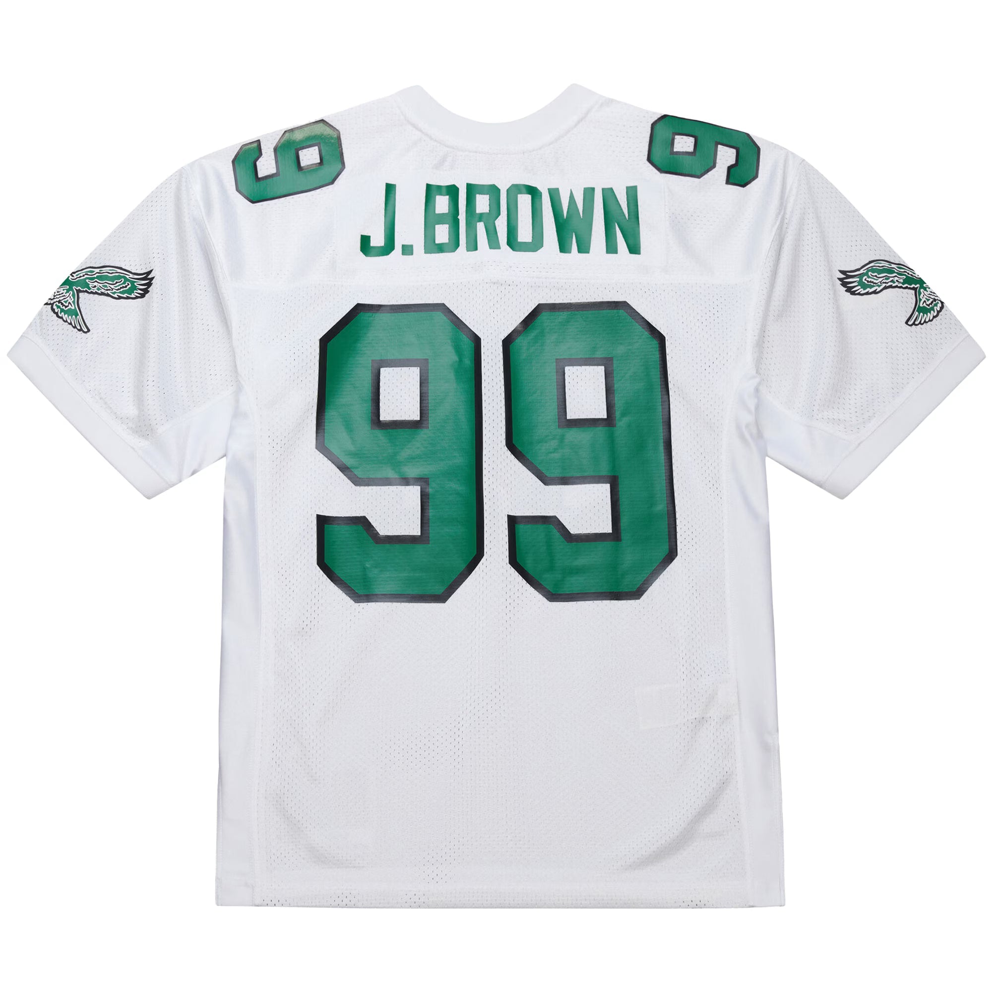Philadelphia Eagles Jerome Brown Mitchell & Ness White 1991 Authentic Throwback Retired Player Jersey