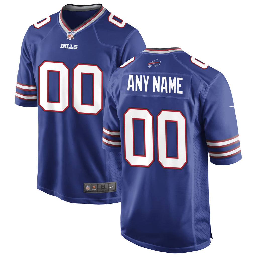 Buffalo Bills Royal Custom Game Jersey