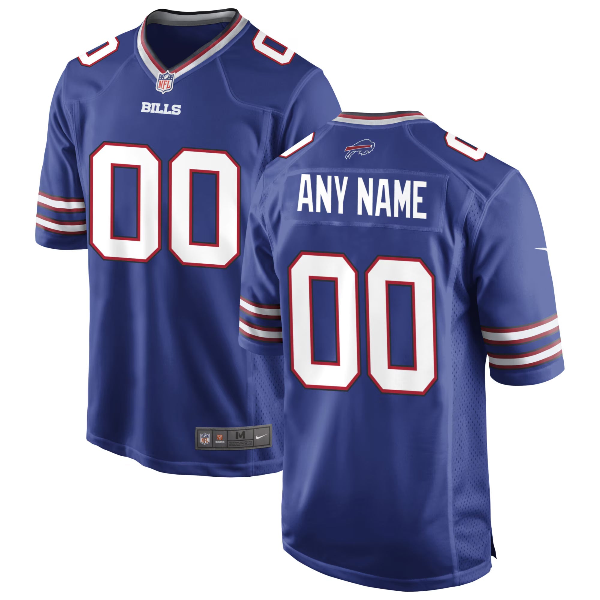 Buffalo Bills Royal Custom Game Jersey