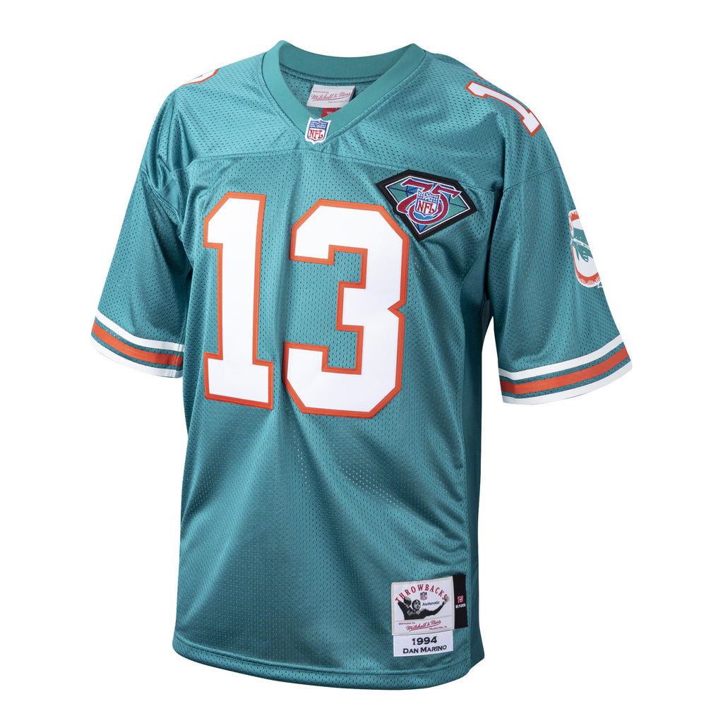 Miami Dolphins 1994 Dan Marino Mitchell & Ness Aqua Authentic Throwback Retired Player Jersey