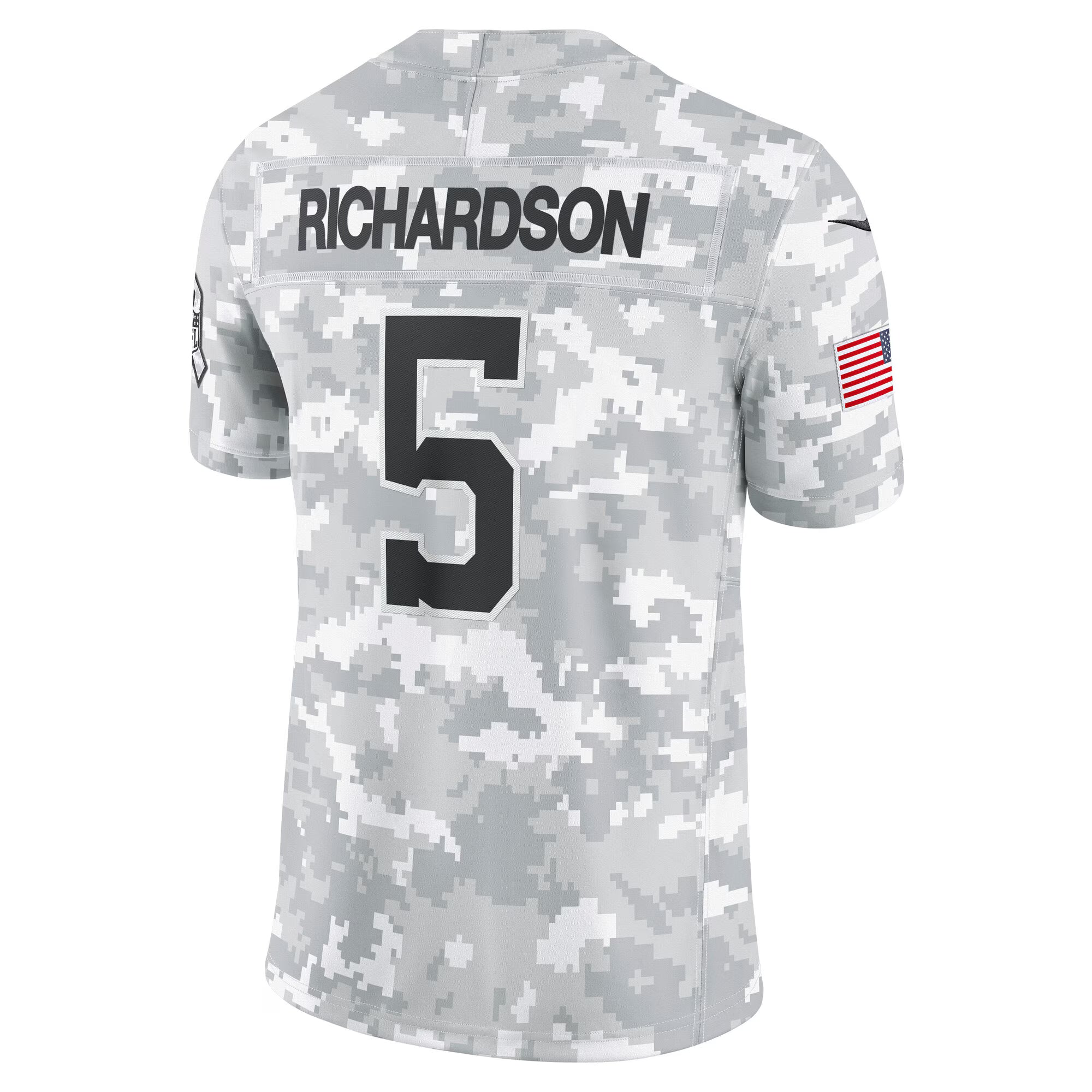 Indianapolis Colts Anthony Richardson Arctic Camo 2024 Salute to Service Limited Jersey