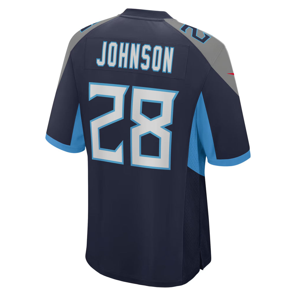Tennessee Titans Chris Johnson Navy Retired Player Game Jersey