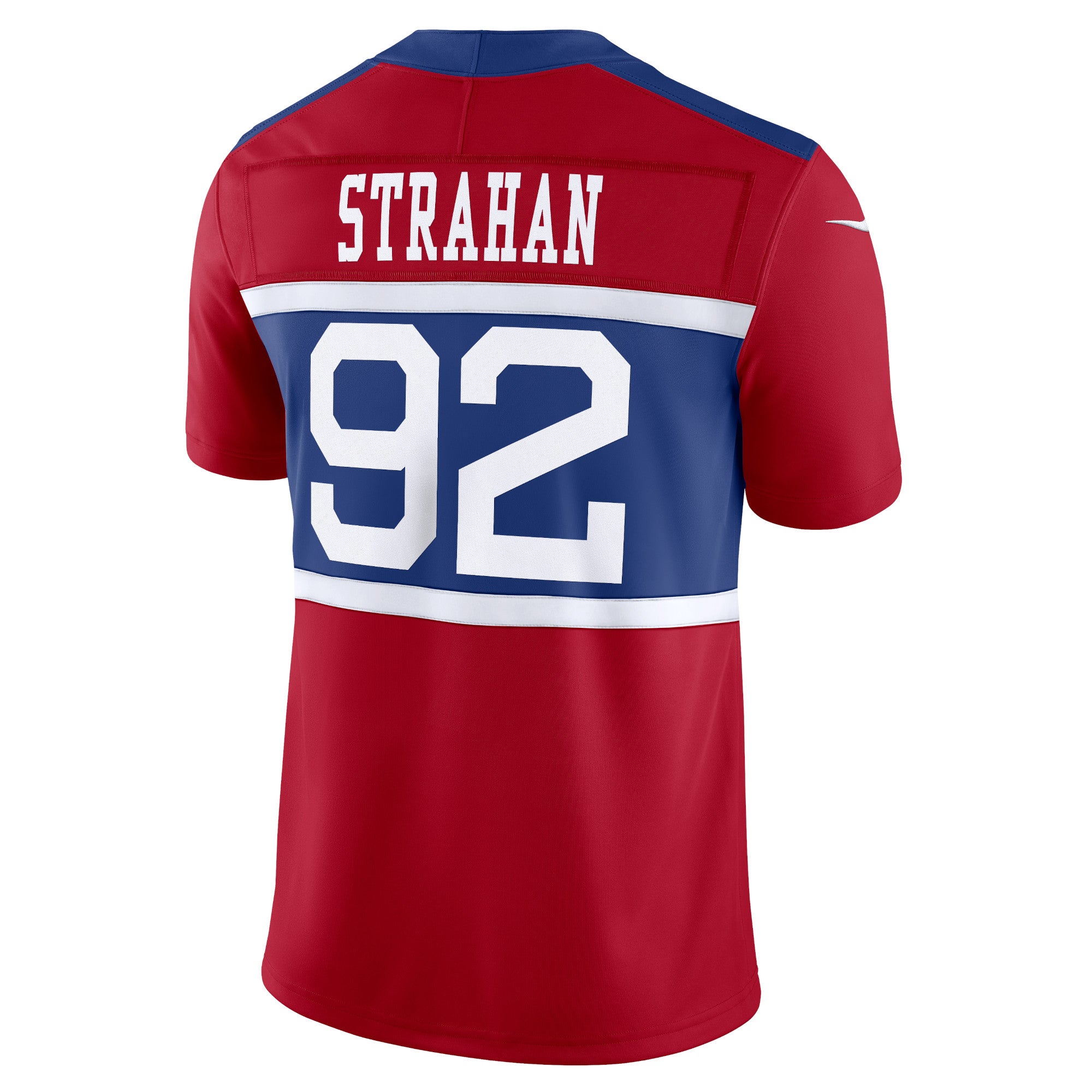 New York Giants Michael Strahan Century Red Alternate Vapor F.U.S.E. Retired Player Limited Jersey