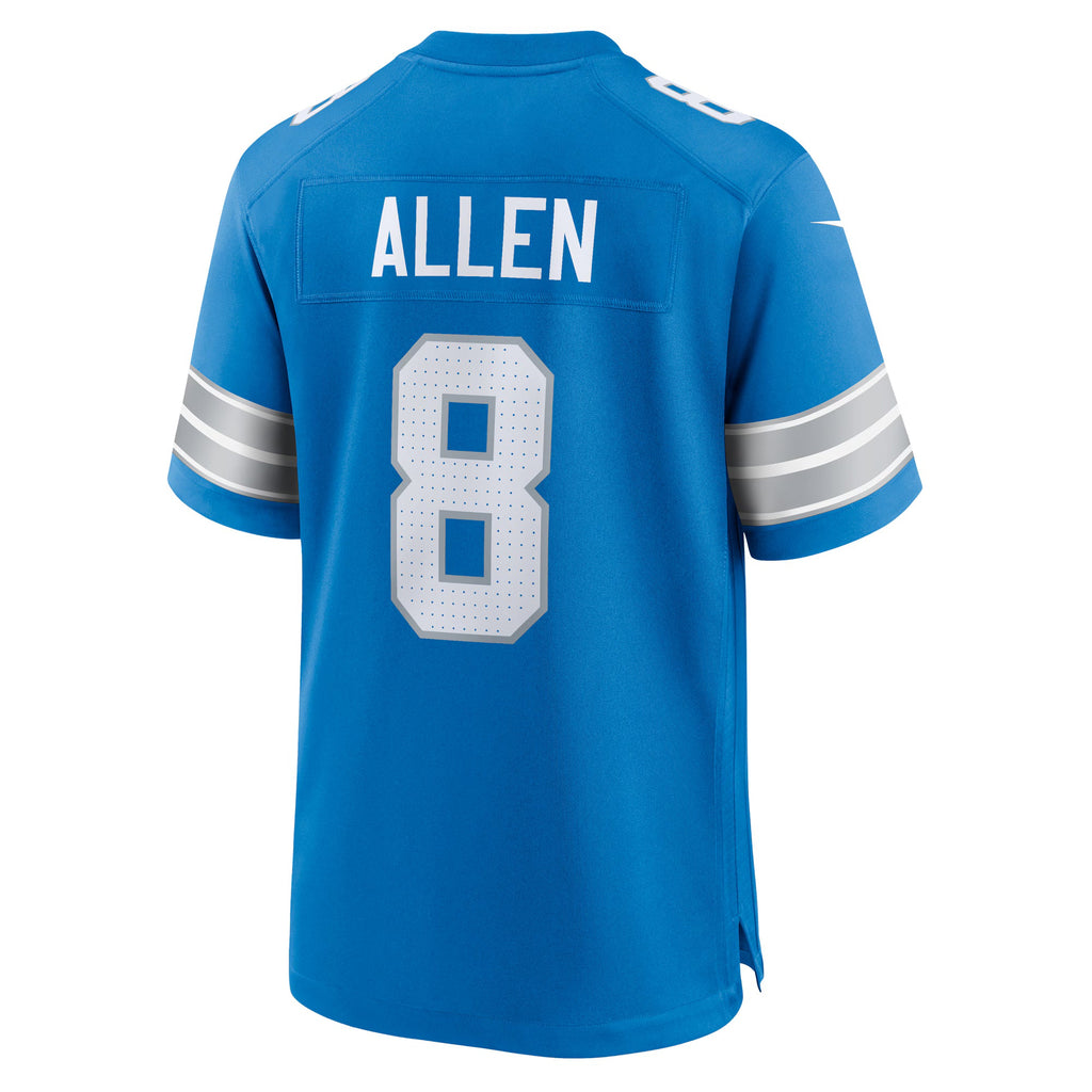 Detroit Lions Kyle Allen Blue Team Game Jersey