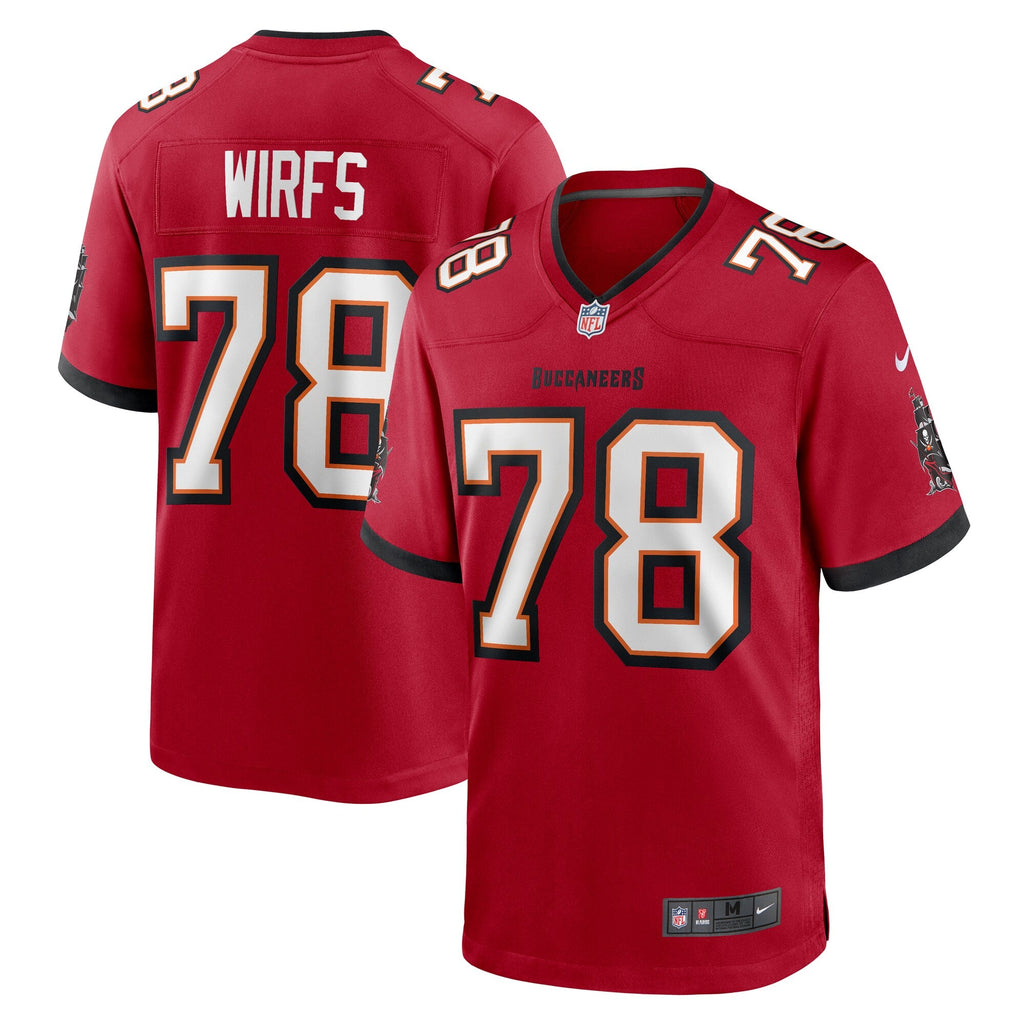 Tampa Bay Buccaneers Tristan Wirfs Red Game Jersey
