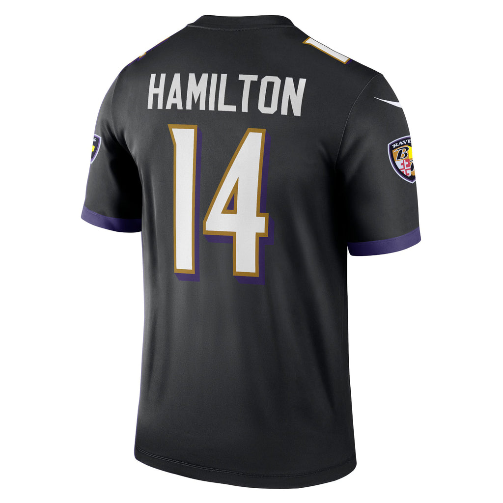 Baltimore Ravens Kyle Hamilton Black Legend Player Performance Top