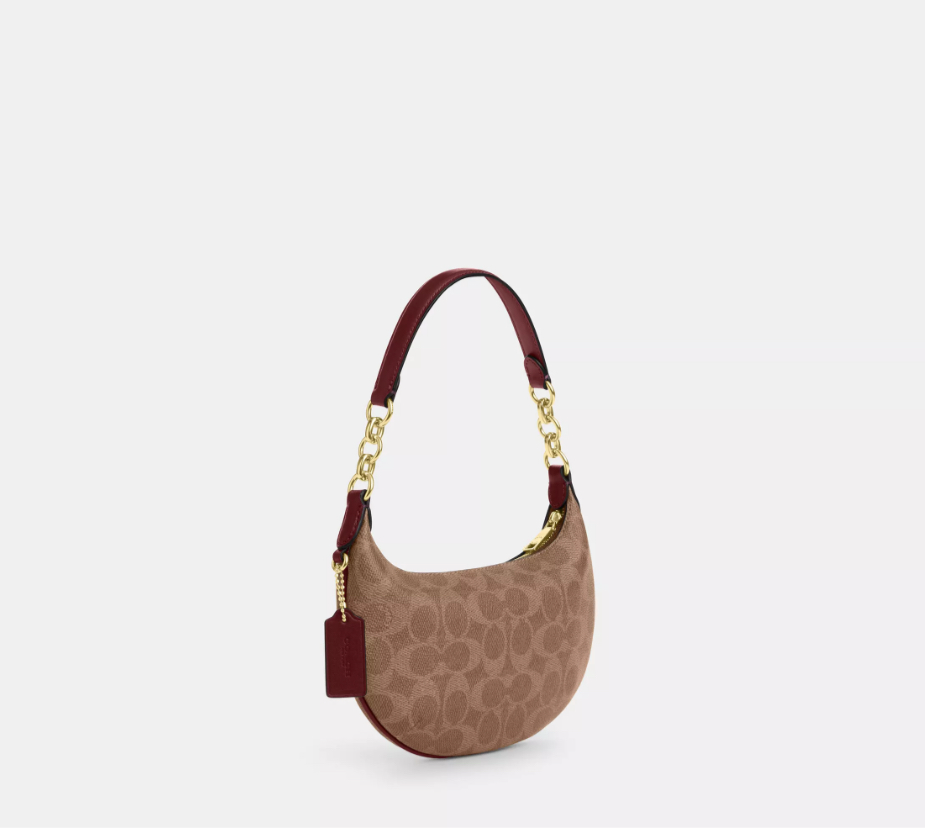 NWT Coach Mini Payton In Signature Canvas With Horse & Carriage Print