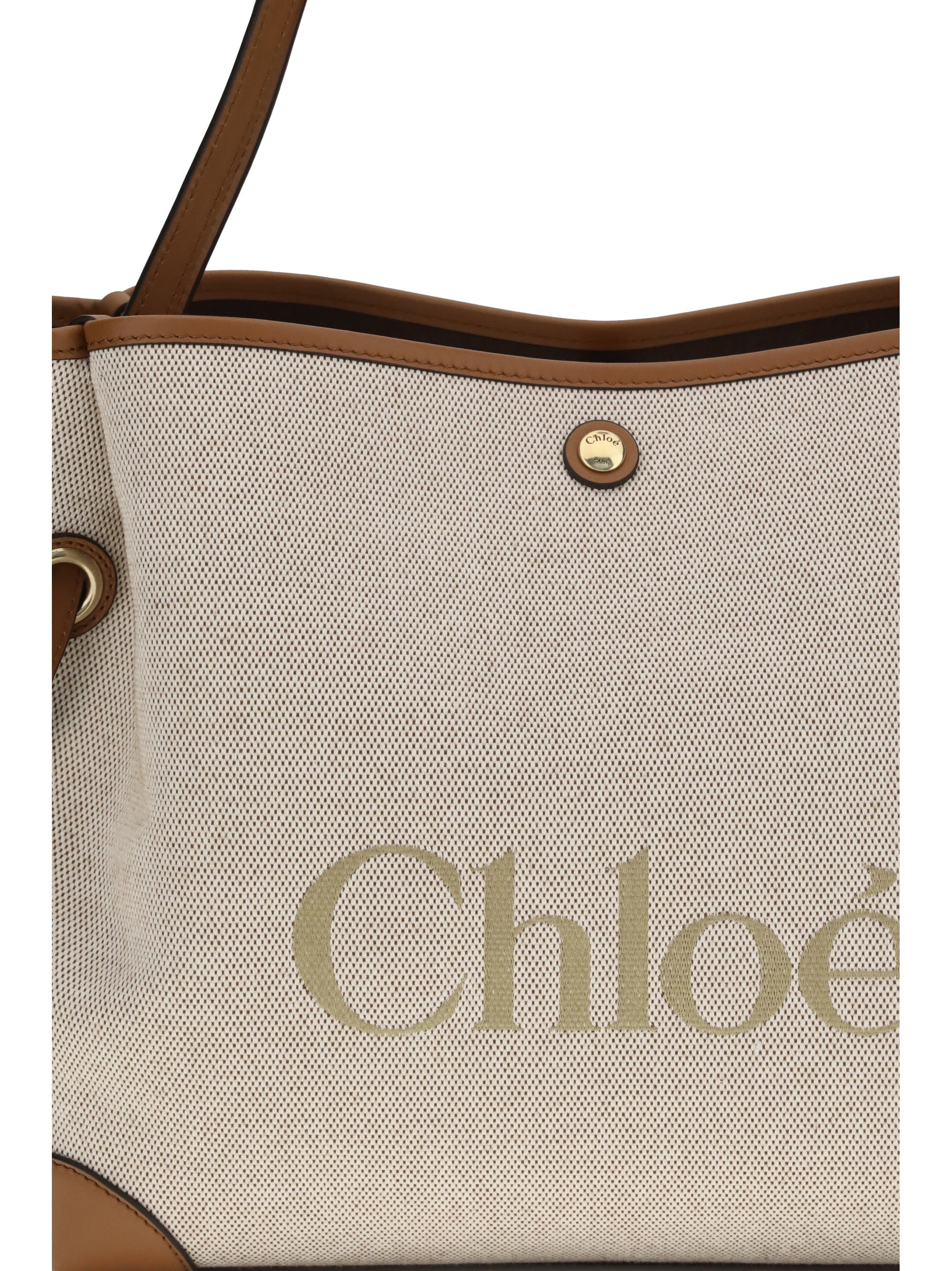 Chloé Women Clover Tote Bag In Canvas