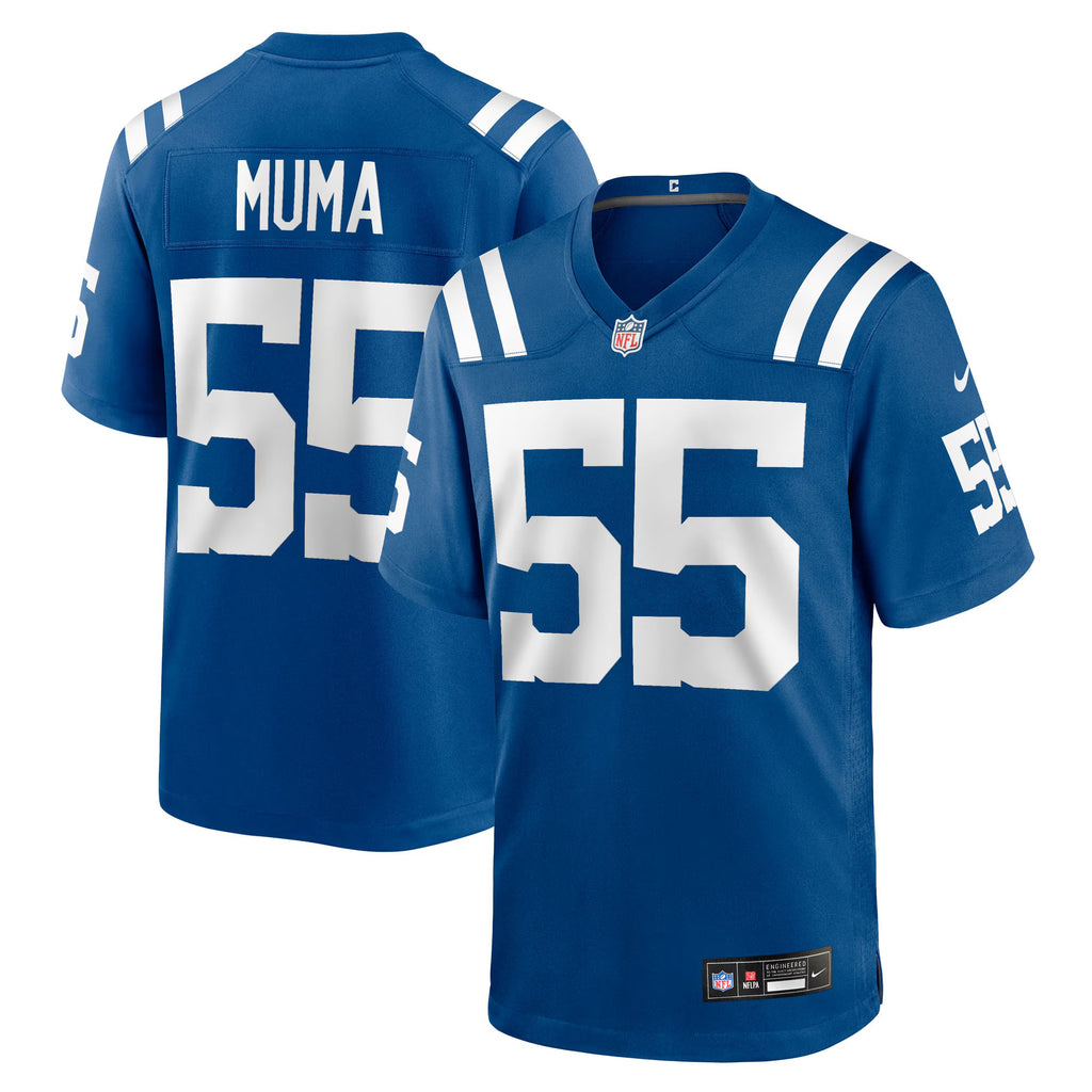Indianapolis Colts Chad Muma Royal Team Game Jersey