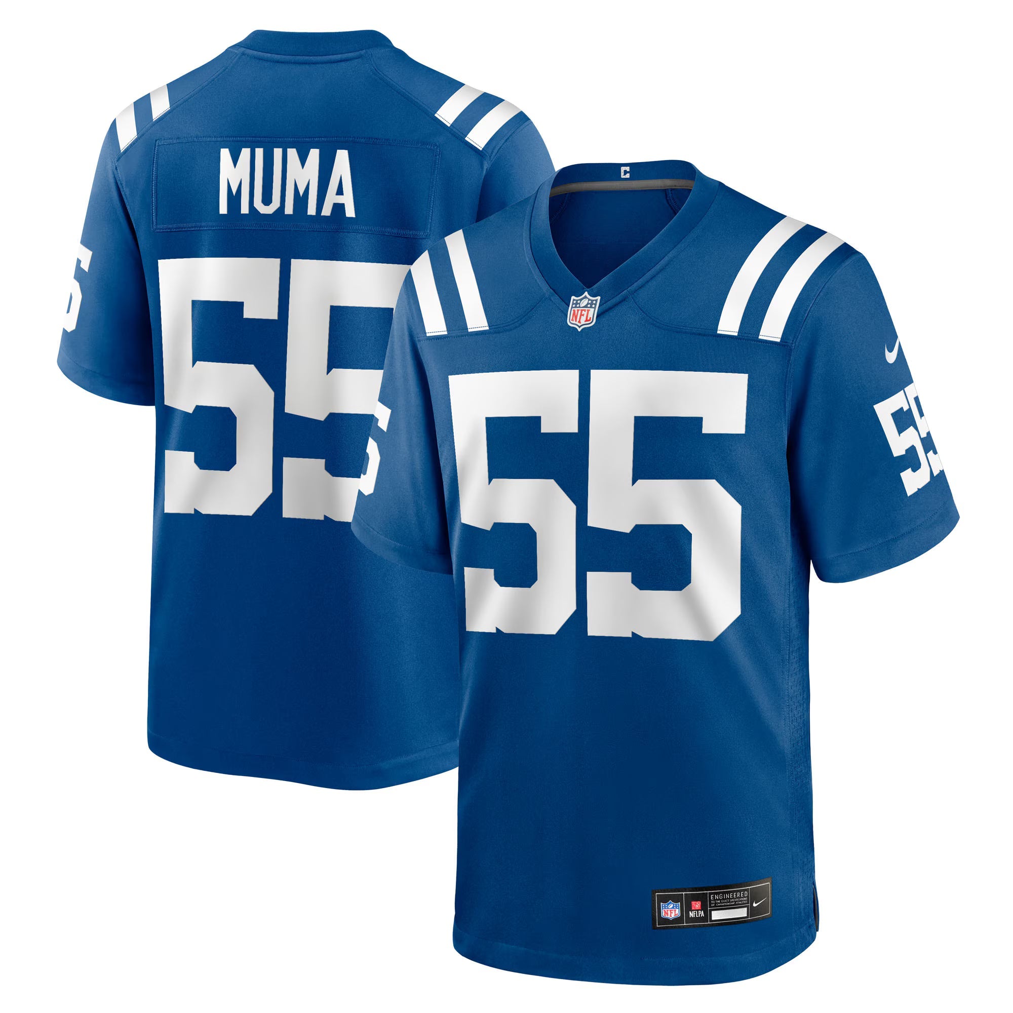 Indianapolis Colts Chad Muma Royal Team Game Jersey