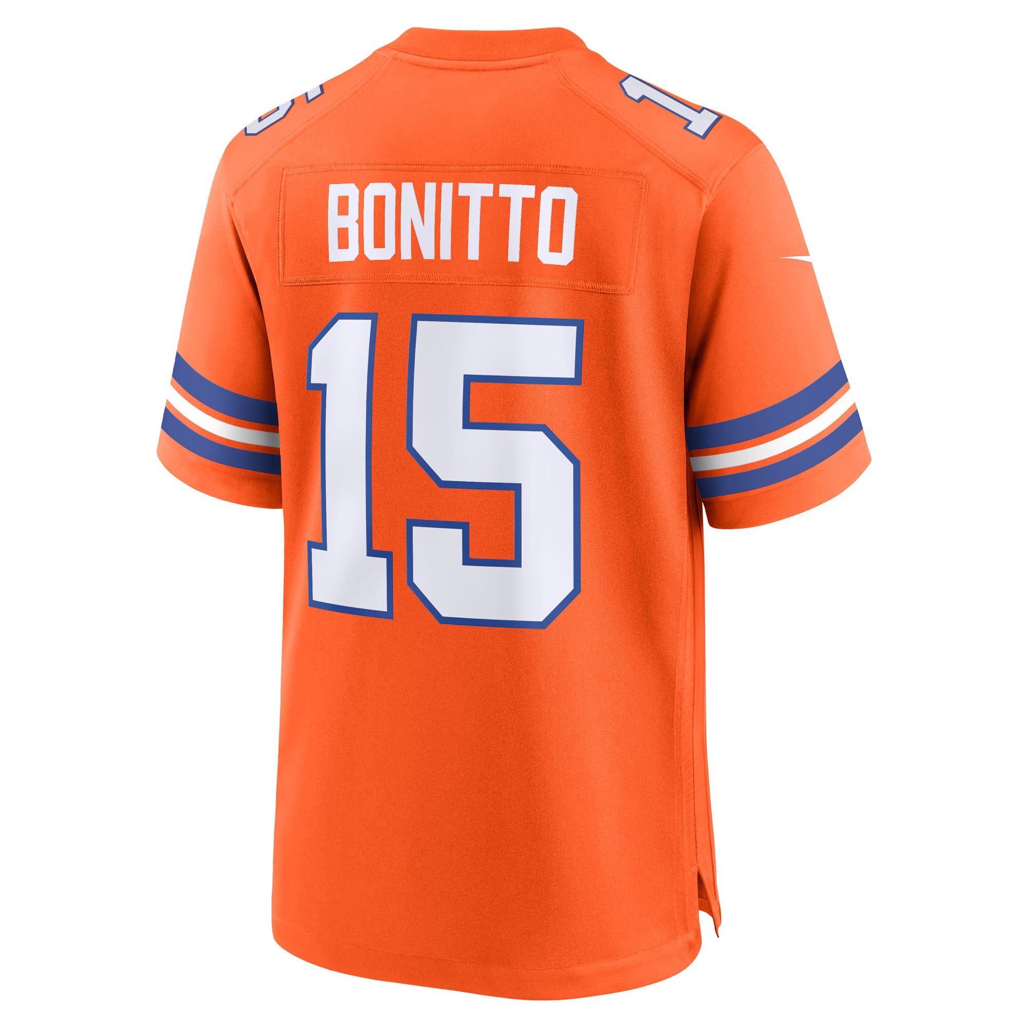 Denver Broncos Nik Bonitto Orange Alternate 2 Mile High Collection 1977 Throwback Game Jersey