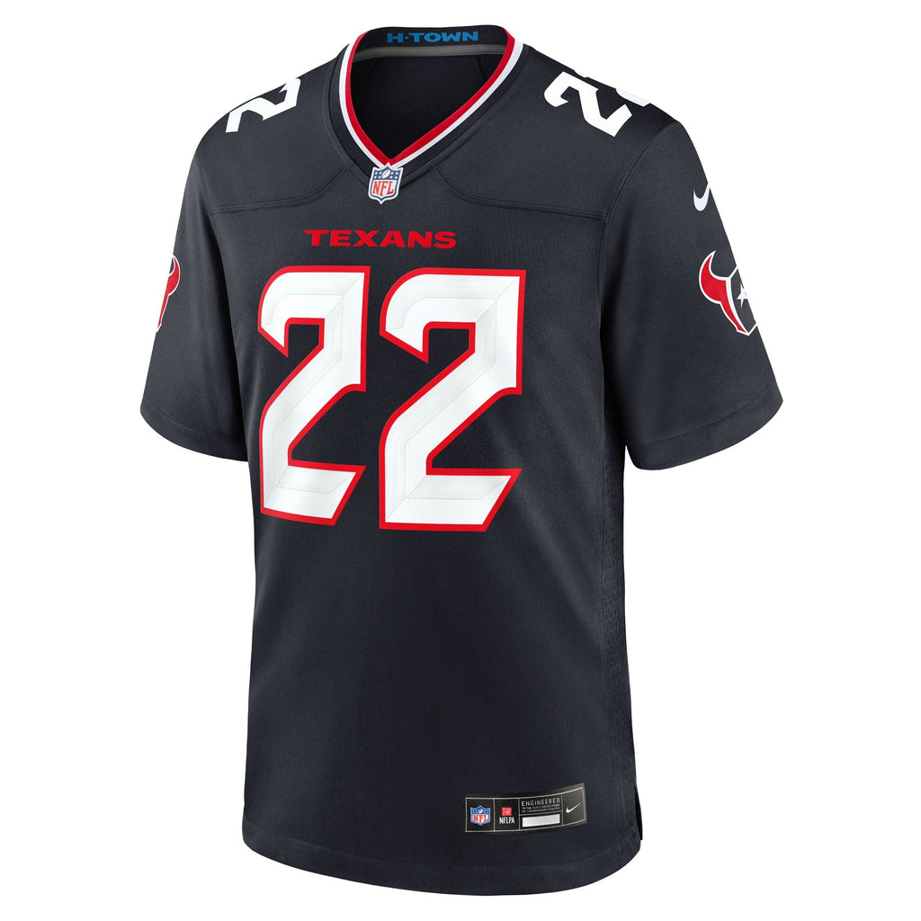 Houston Texans Jaylin Smith Navy Team Game Jersey