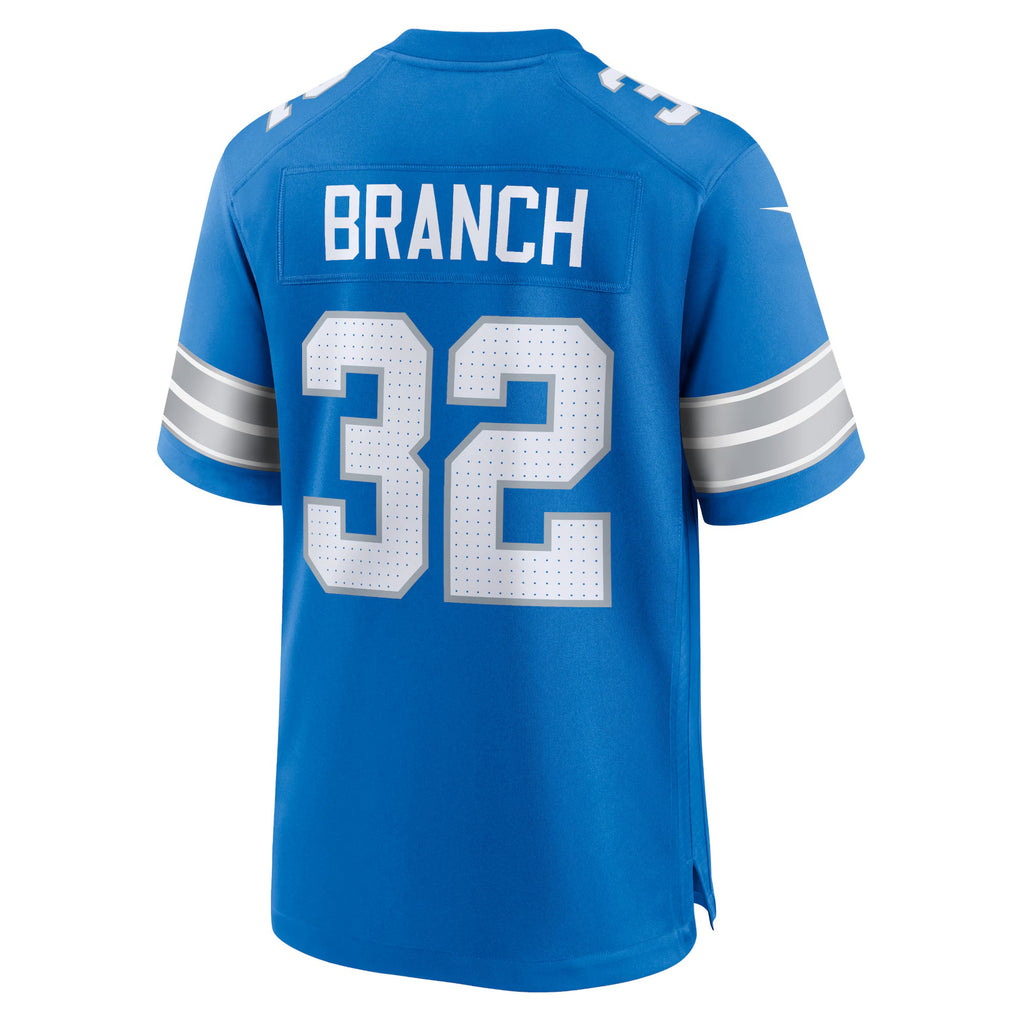 Detroit Lions Brian Branch Blue Game Jersey