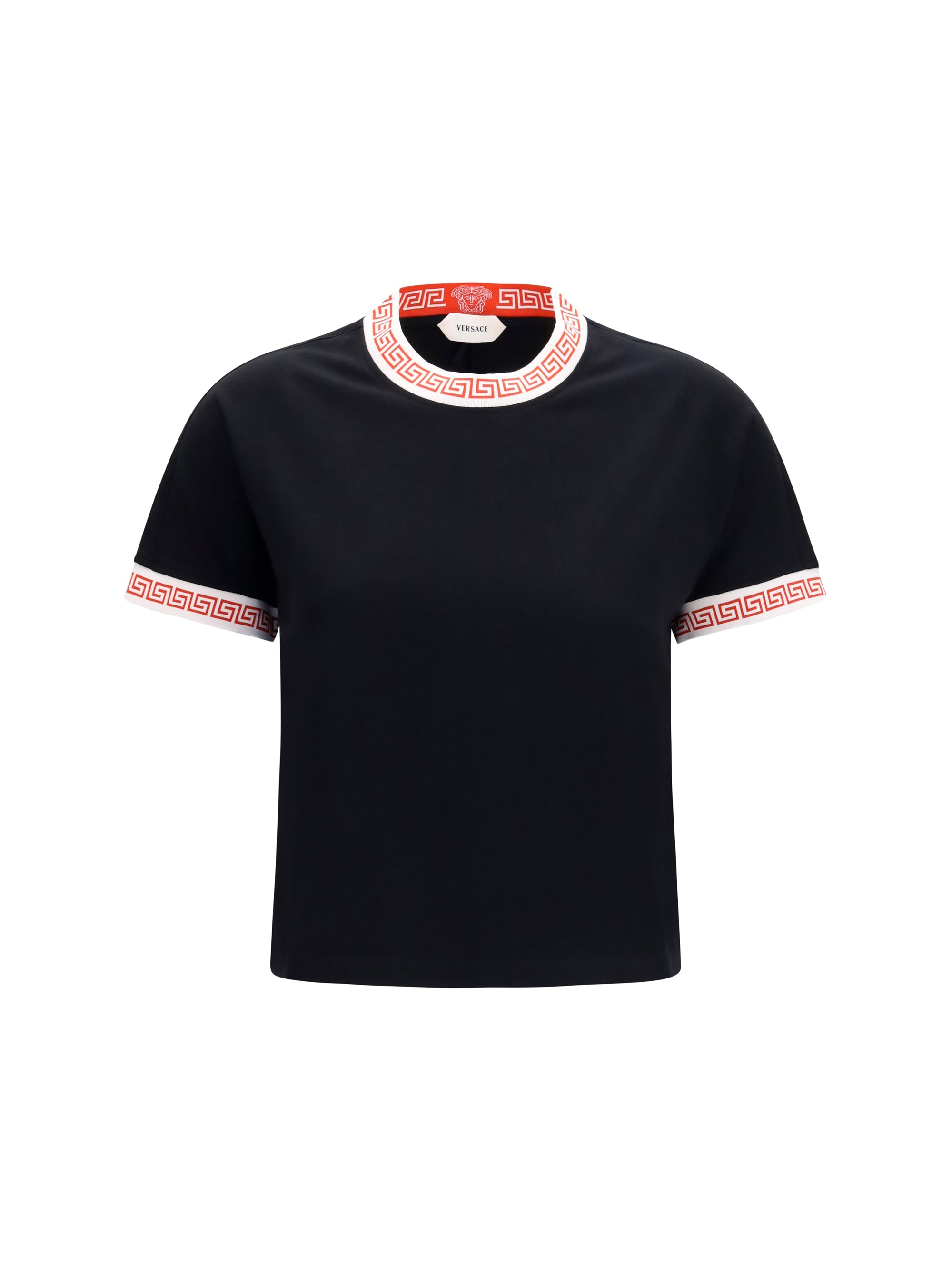 Versace Women T-Shirt With Greca Details
