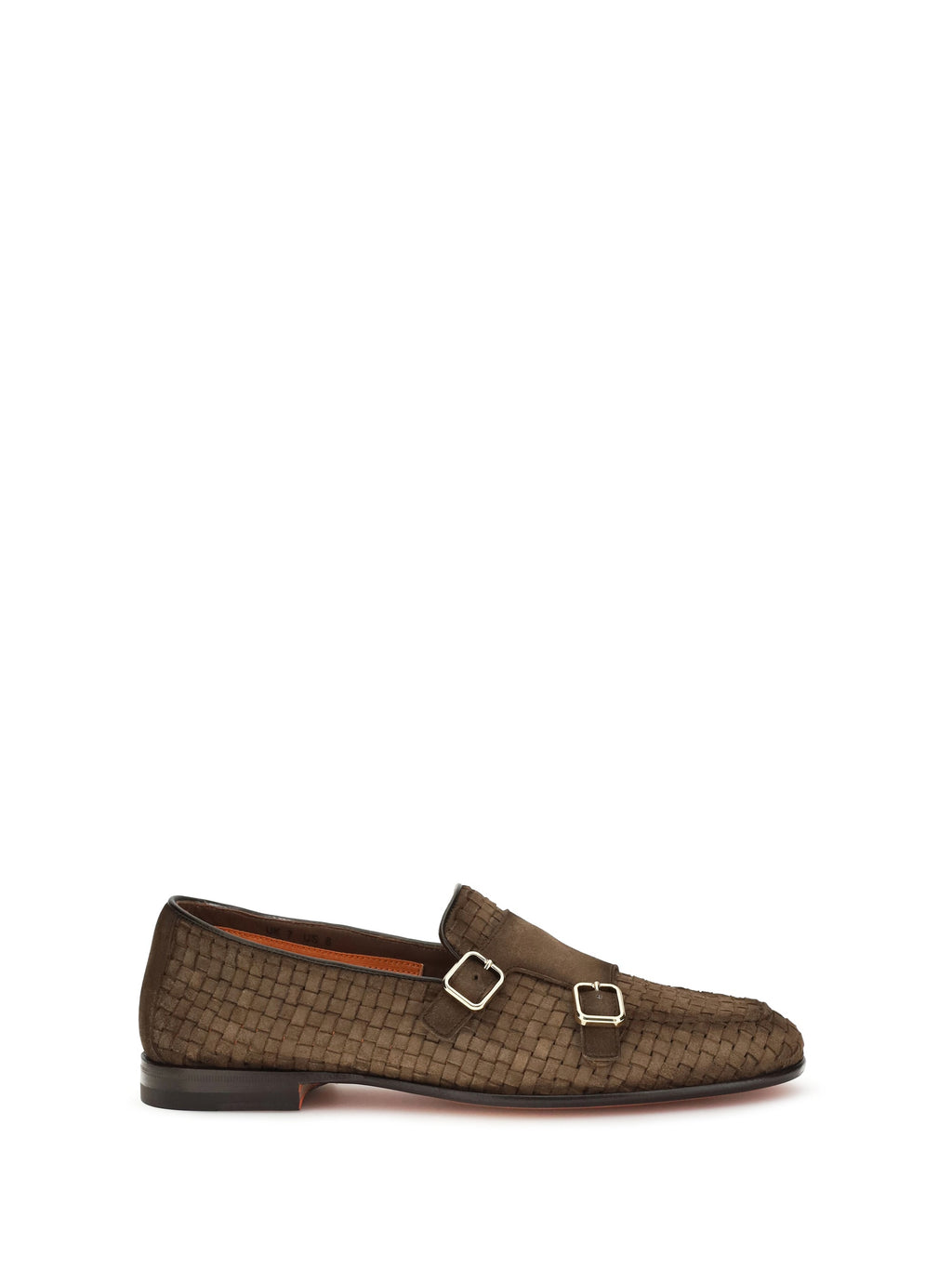 Santoni Men Woven Leather Loafers