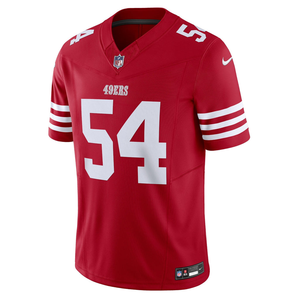 San Francisco 49ers Fred Warner Scarlet Vapor F.U.S.E. Limited Jersey