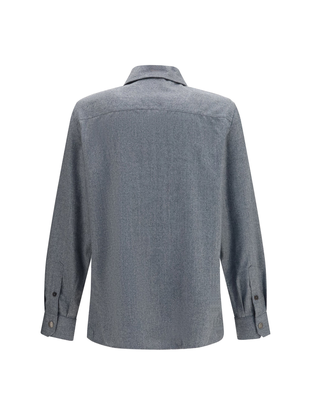 Brunello Cucinelli Men Virgin Wool Shirt