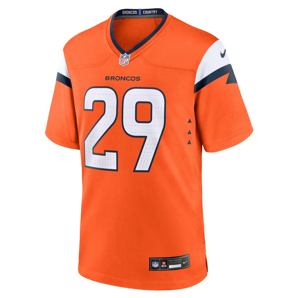 Denver Broncos Ja'Quan McMillian Orange Team Game Jersey