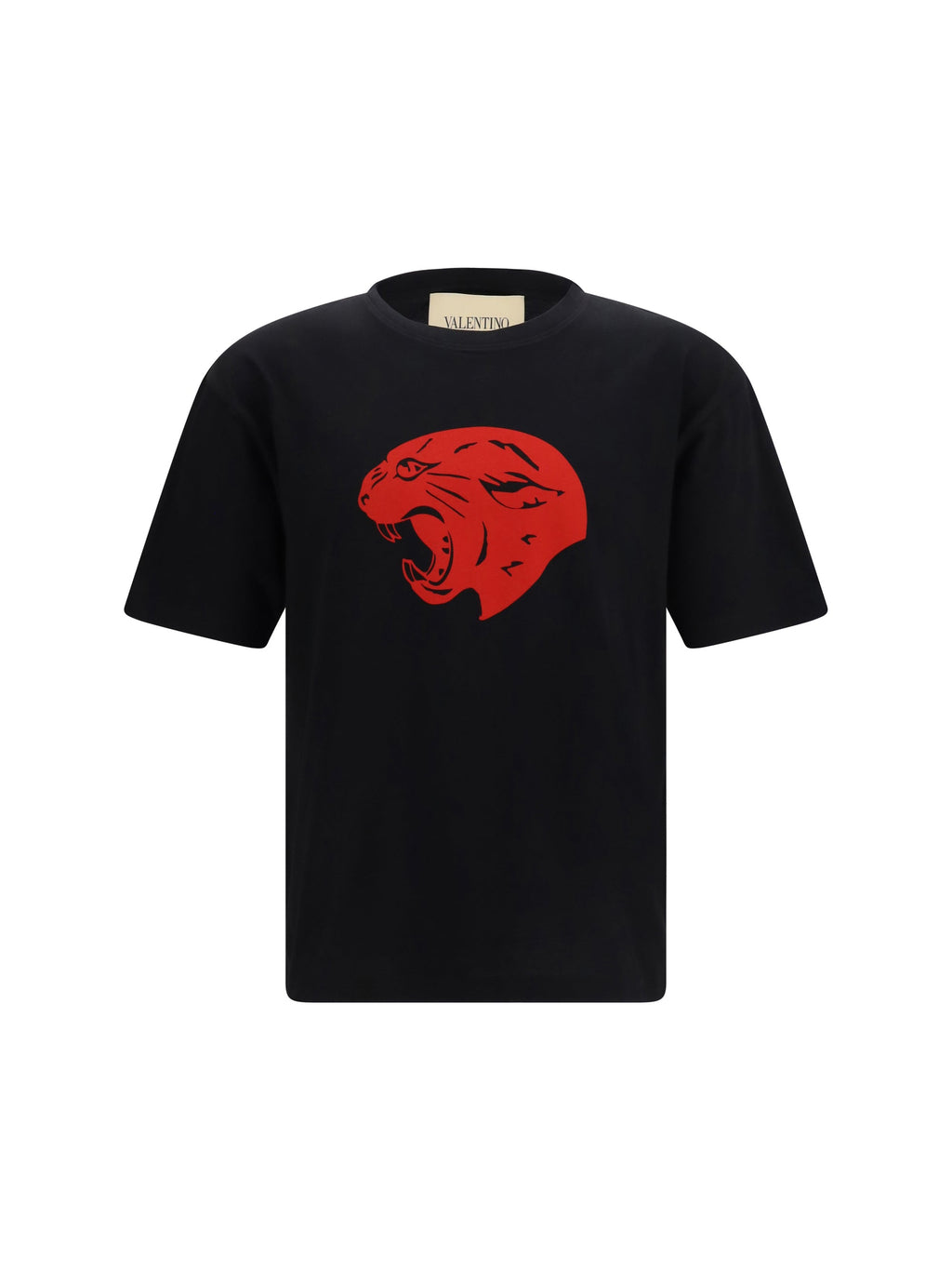 Valentino Men Panther Cotton T-Shirt