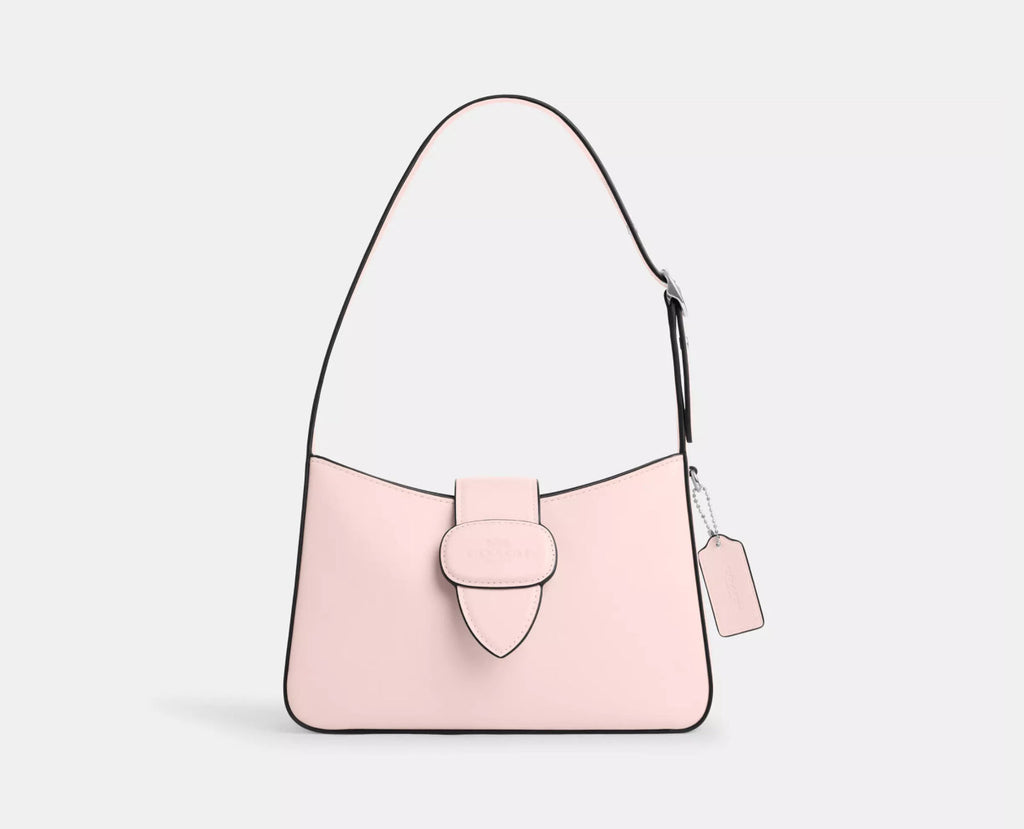 NWT Coach Leather Eliza Shoulder Bag With Zipper Closure in Blush