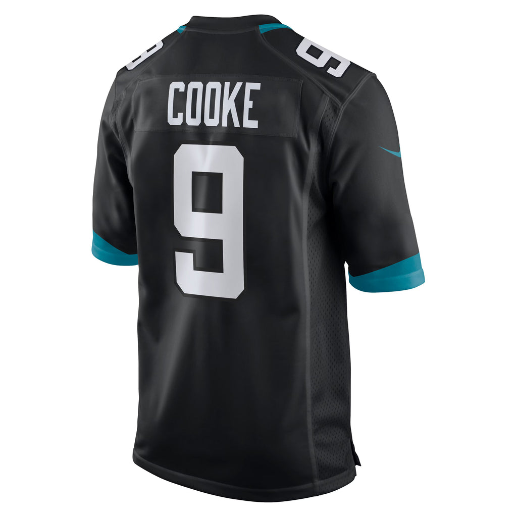 Jacksonville Jaguars Logan Cooke Black Game Jersey