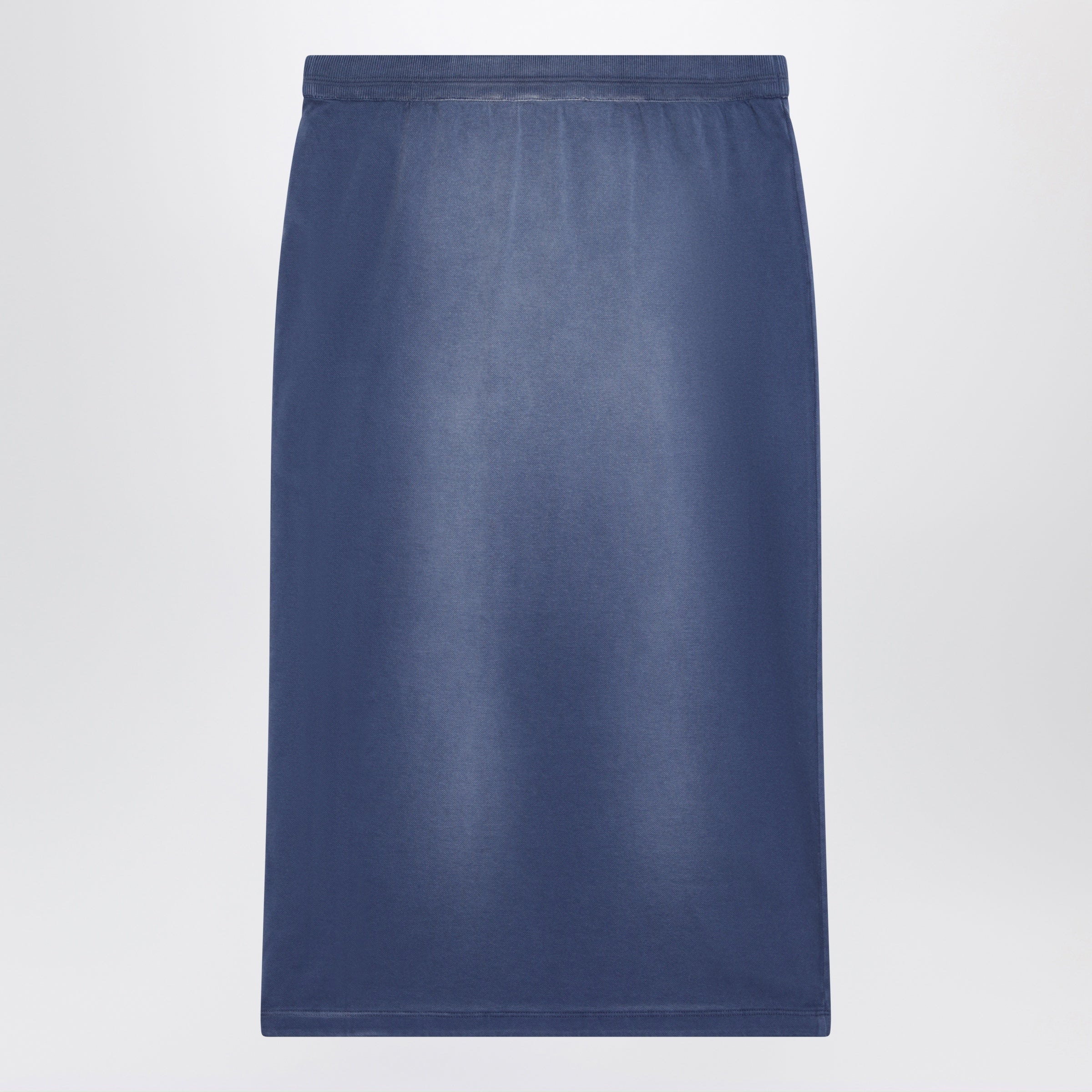 Acne Studios Navy Blue Cotton Skirt With A Splatter Effect Women