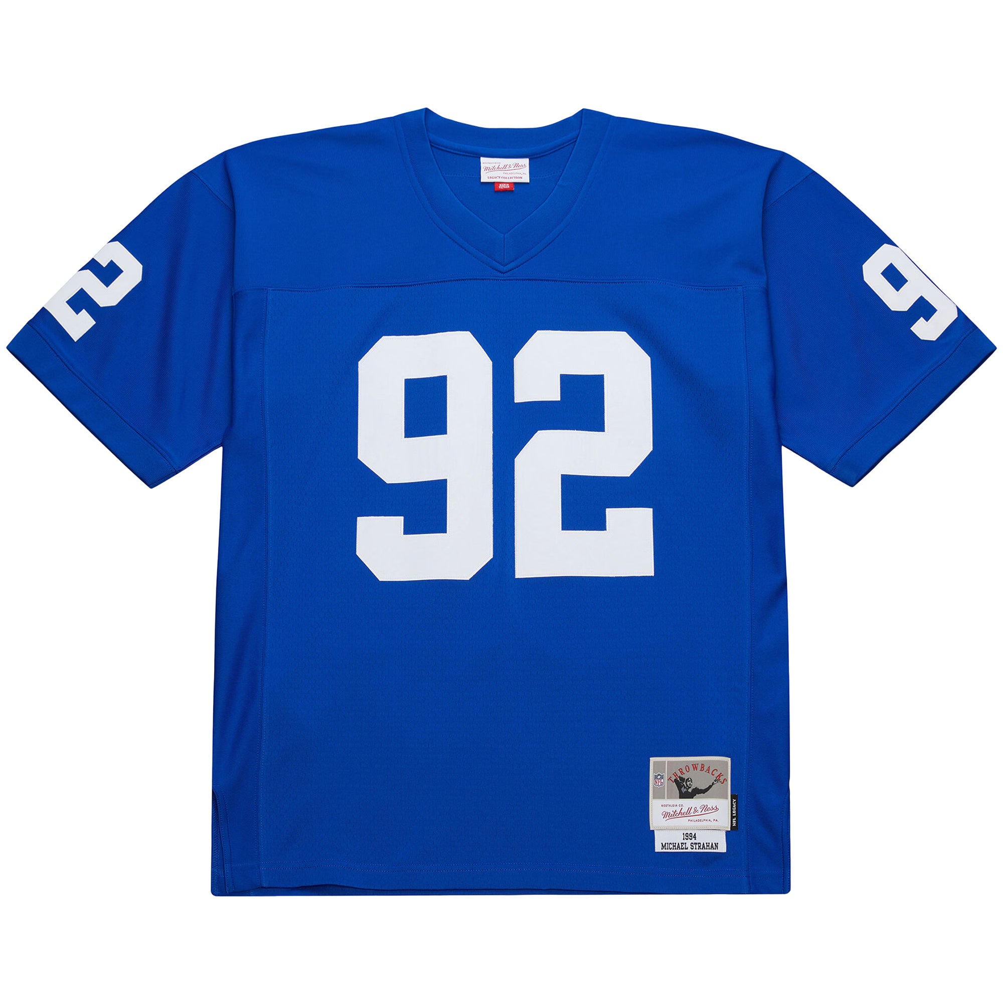New York Giants Michael Strahan Mitchell & Ness Royal 1994 Legacy Replica Jersey