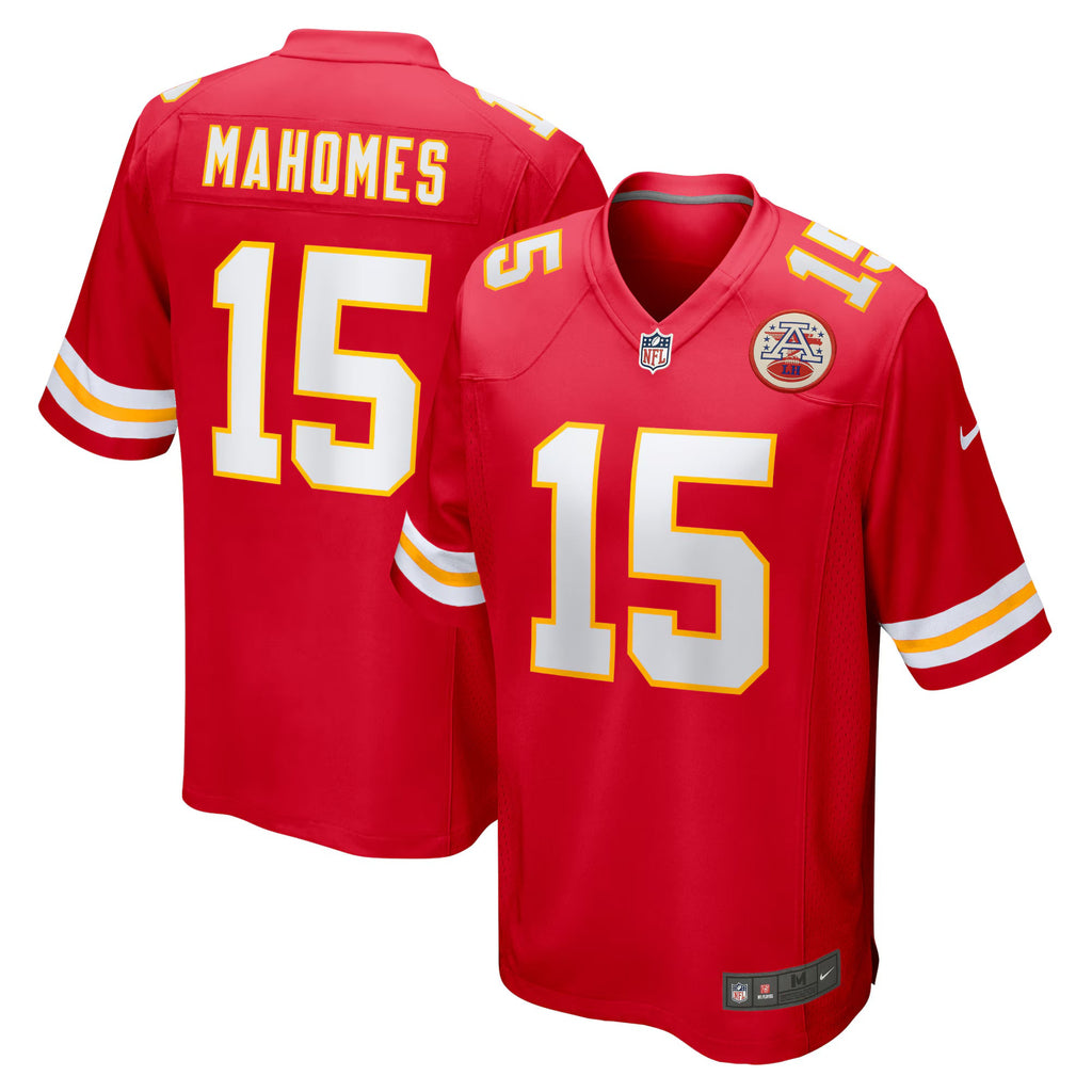Kansas City Chiefs Patrick Mahomes Red Game Jersey