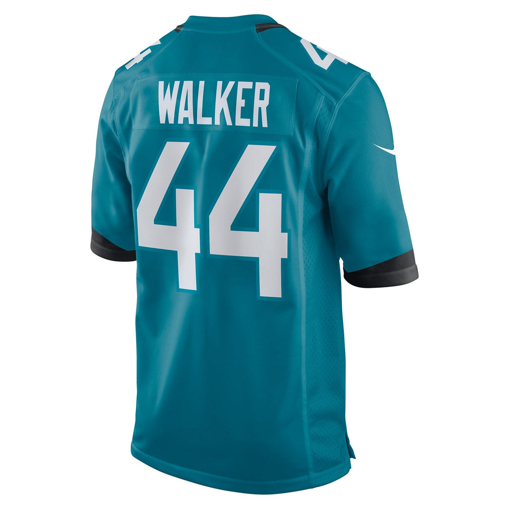Jacksonville Jaguars Travon Walker Teal Player Game Jersey