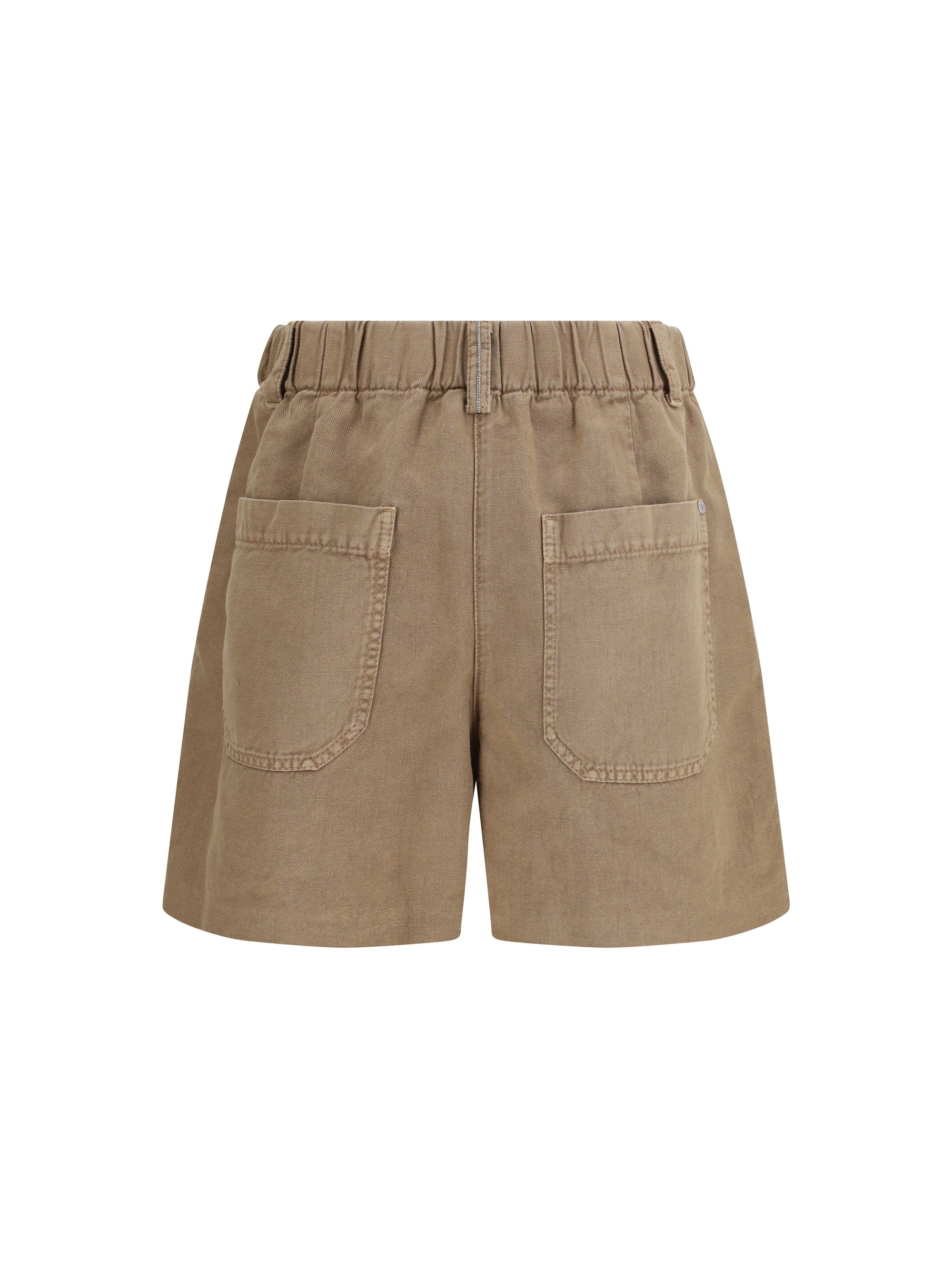 Brunello Cucinelli Women Linen Shorts