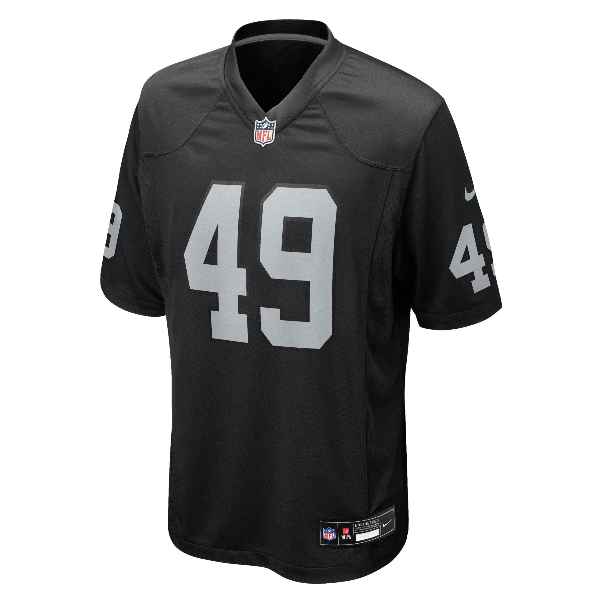 Las Vegas Raiders Charles Snowden Black Team Game Jersey
