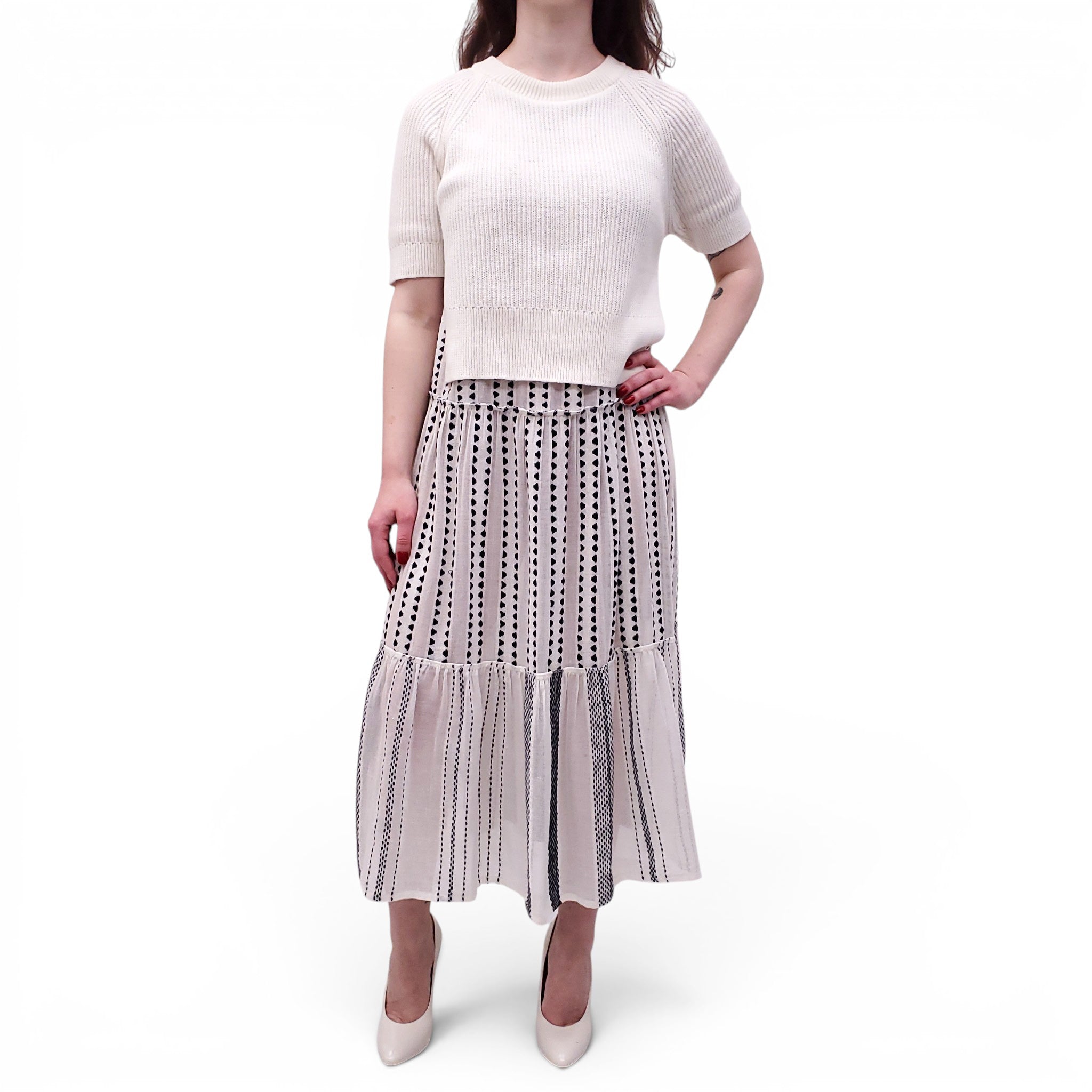 AGNONA X LEM LEM LAYERED DRESS - SIZE M