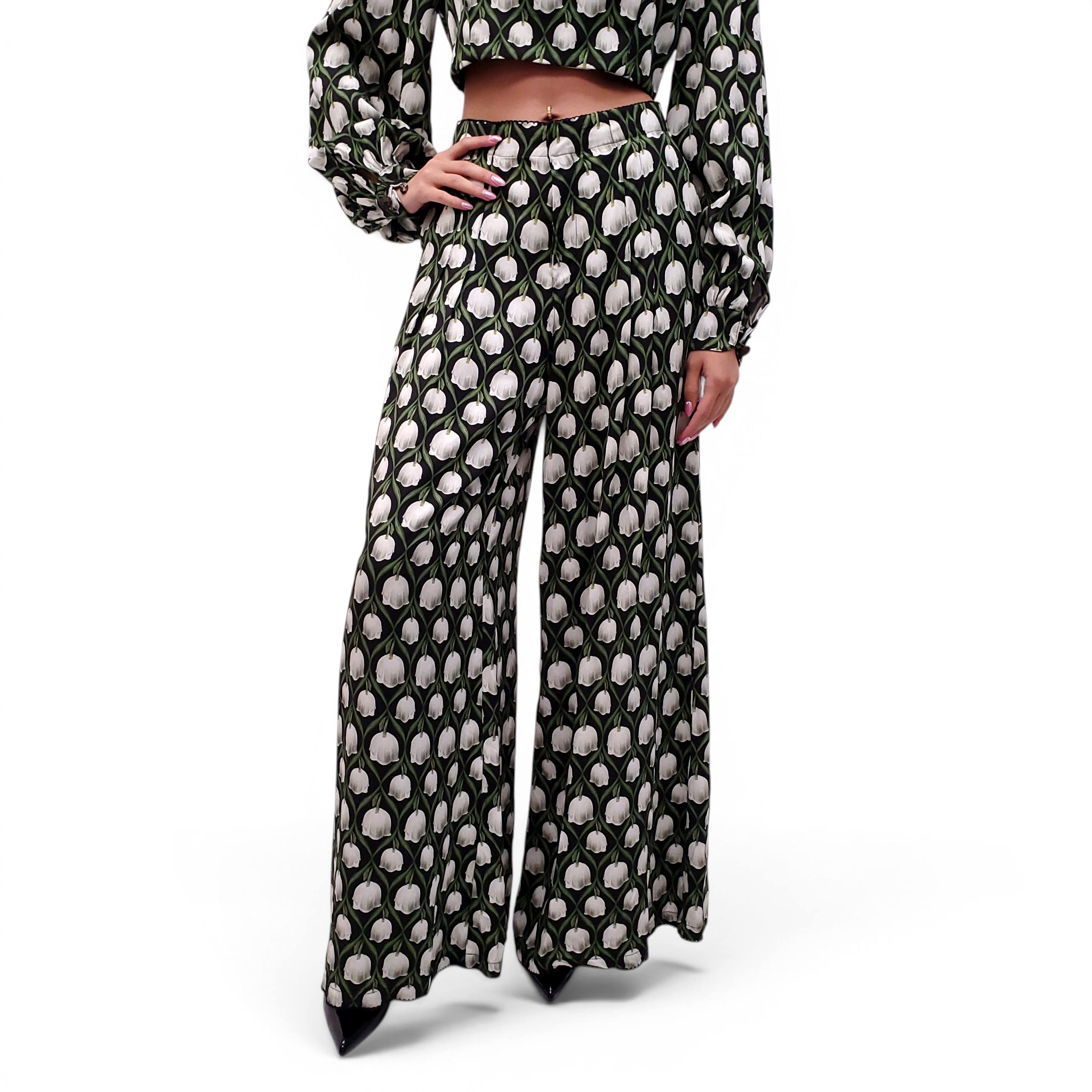 AGUA BENDITA FLORAL 2-PIECE SET - SIZE M/L