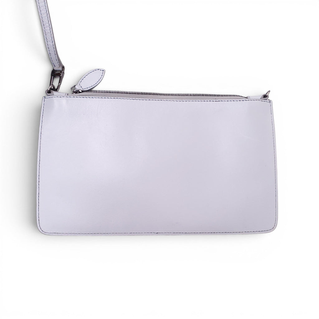 ALAÏA BABY BLUE MINA 32 TOTE BAG