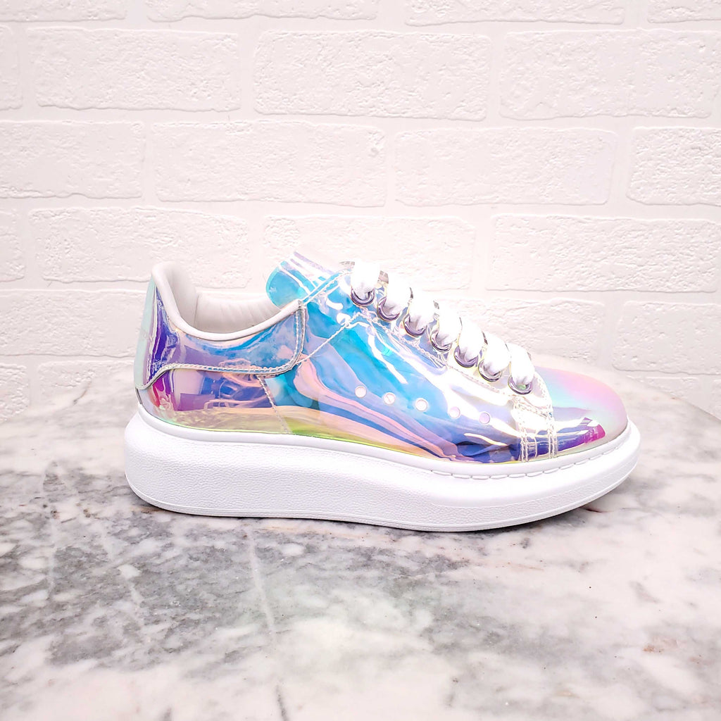 ALEXANDER MCQUEEN LUCITE SNEAKERS - SIZE 35