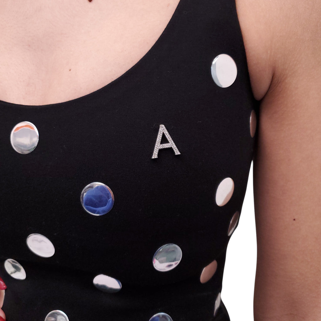 AREA POLKA DOT BODYSUIT - SIZE XS
