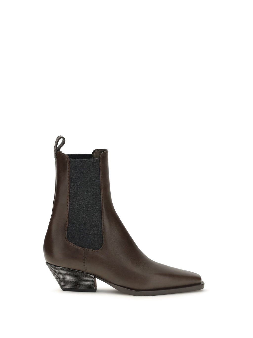 Brunello Cucinelli Women Leather Ankle Boots